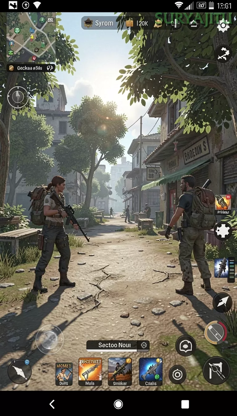 Galeri pratinjau visual suryajitu build APK resmi terbaru